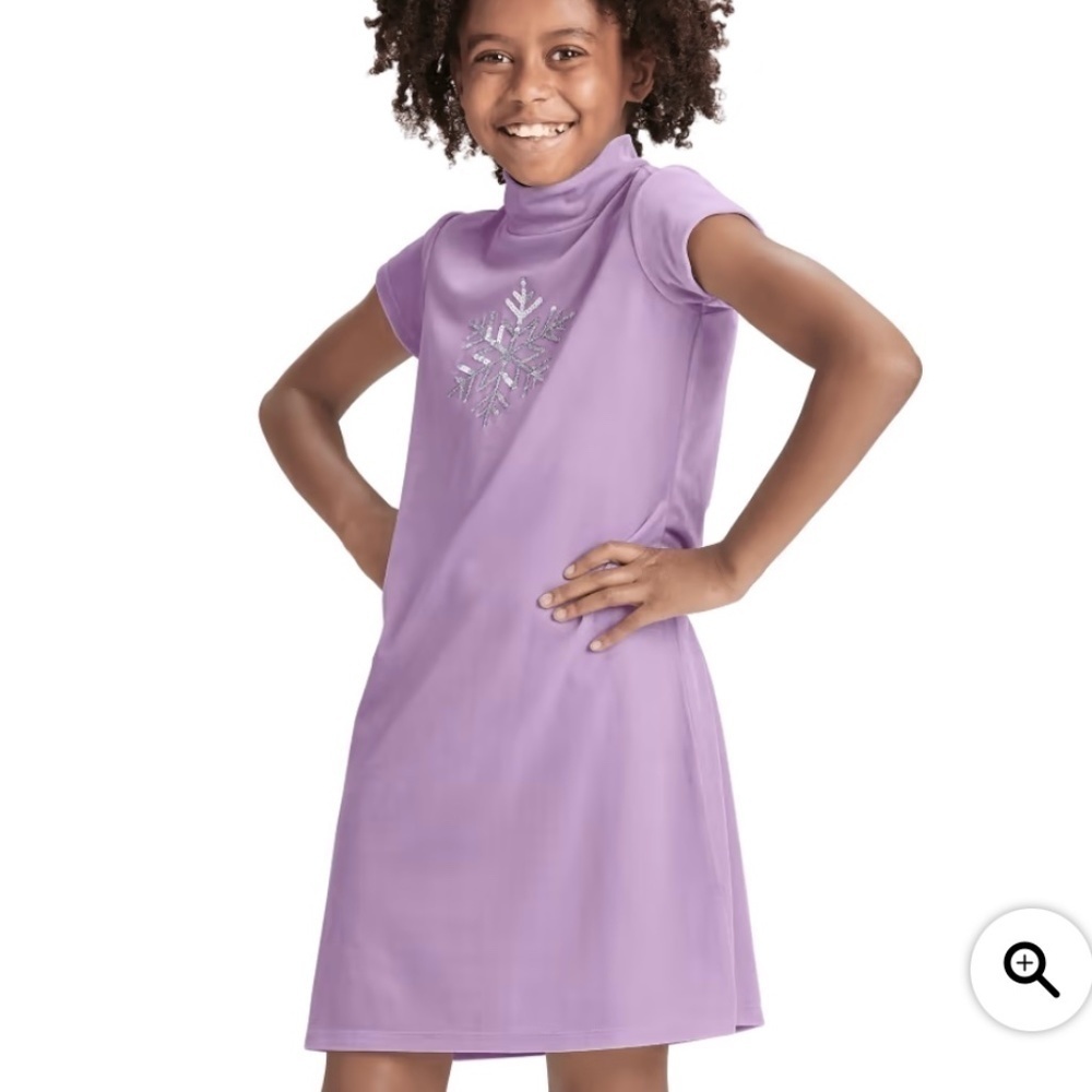 AMERICAN GIRL Soft as Snow Dress size Girls Small 7/8